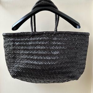 Dragon Diffusion Triple Jump woven leather bag